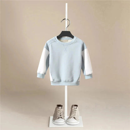 Kids Clothes Boys Girls Hoodies Pullovers 2022 Korean Baby Winter Autumn Thicken Fleece Pullovers Sweatshirt Children'S Clothing