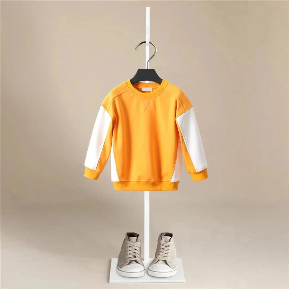 Kids Clothes Boys Girls Hoodies Pullovers 2022 Korean Baby Winter Autumn Thicken Fleece Pullovers Sweatshirt Children'S Clothing