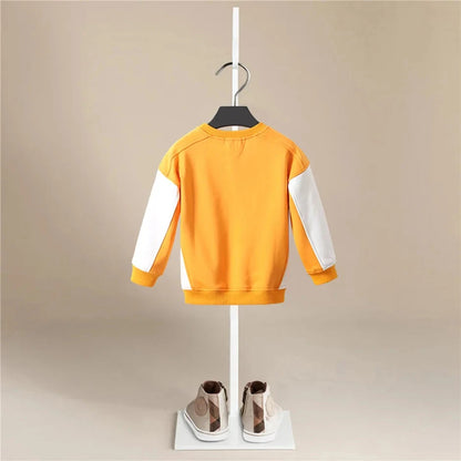 Kids Clothes Boys Girls Hoodies Pullovers 2022 Korean Baby Winter Autumn Thicken Fleece Pullovers Sweatshirt Children'S Clothing