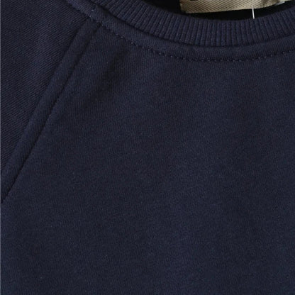 KIDS DARK BLUE FASHION SWEATSHIRT