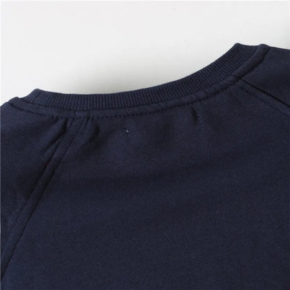 KIDS DARK BLUE FASHION SWEATSHIRT